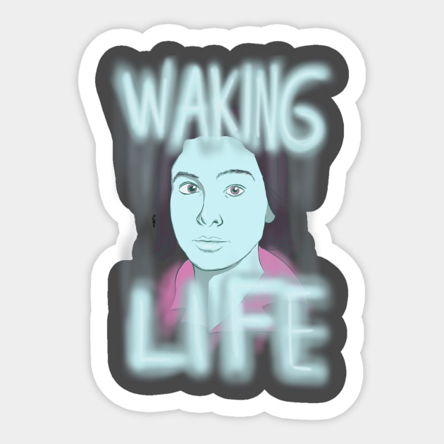 Waking Life Sticker by DuddyInMotion